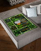 Load image into Gallery viewer, Always Here For You St. Patrick's Day Shamrock Dad Gift For Daughter Fleece Blanket
