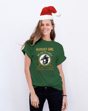 Load image into Gallery viewer, Birthday Gift For August Girl The Soul Of A Witch Guys Tee
