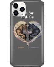 Load image into Gallery viewer, Horses From Our First Kiss Custom Name Gift For Girlfriend Phone case
