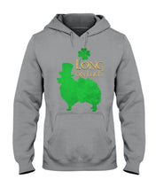 Load image into Gallery viewer, Pomeranian Long On Luck Green St. Patrick's Day Printed Mug Hoodie
