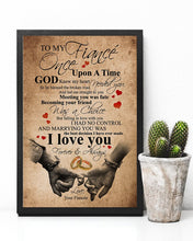 Load image into Gallery viewer, Rings Hand In Hand Gift For Fiance Falling In Love With You Vertical Poster
