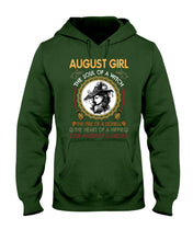 Load image into Gallery viewer, Birthday Gift For August Girl The Soul Of A Witch Hoodie
