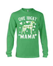 Load image into Gallery viewer, Great Dane Let The Shenanigans Begin Clover St Patrick's Day Gift Unisex Long Sleeve

