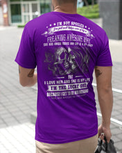 Load image into Gallery viewer, Amazing Gift For Husband She Love Me So Much Skull Guys Tee
