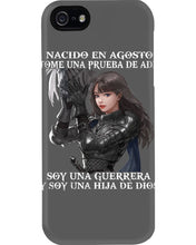 Load image into Gallery viewer, Nacido En Agosto Tome Una Pruera De Ad Birthday Gift Phone case
