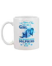 Load image into Gallery viewer, There Was A Dolphin Who Really Loved Dolphins Mug
