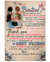 Load image into Gallery viewer, Thank For All Of The Happiness Gift For Bestie Vertical Poster
