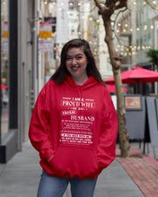 Load image into Gallery viewer, I Am A Proud Wife Of An Irish Husband Gift For Family Hoodie
