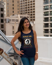 Load image into Gallery viewer, Birthday Gift For August Girl The Soul Of A Witch Ladies Flowy Tank
