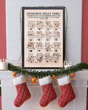 Load image into Gallery viewer, Sixteen Basidc Ukulele Chords Vintage Design Meaningful Gift Vertical Poster
