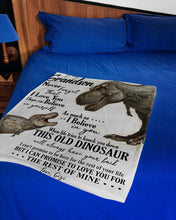Load image into Gallery viewer, Gigi Gift For Grandson T Rex The Rest Of Mine Fleece Blanket
