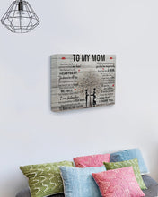Load image into Gallery viewer, Daughter Gift For Mom When I Was Feeling Low Matte Canvas
