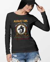 Load image into Gallery viewer, Birthday Gift For August Girl The Soul Of A Witch Unisex Long Sleeve
