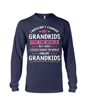 Load image into Gallery viewer, I Could Change The World For My Grandkids Unisex Long Sleeve
