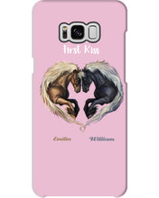 Load image into Gallery viewer, Horses From Our First Kiss Custom Name Gift For Girlfriend Phone case
