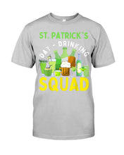 Load image into Gallery viewer, Happy St. Patrick's Day Printed Mug Drinking Squad 2021 Irish Shamrock Guys Tee

