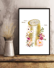 Load image into Gallery viewer, Hair Anatomy Art Meaningful Gift For Hairdresser Vertical Poster
