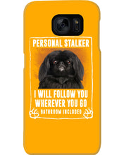 Load image into Gallery viewer, Black Pekingese Personal Stalker St. Patrick's Day Printed Mug Phone case
