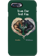 Load image into Gallery viewer, Horses From Our First Kiss Custom Name Gift For Girlfriend Phone case
