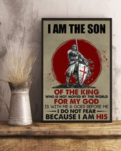Load image into Gallery viewer, I Am The Son Of The King Who Is Not Moved By The World Vertical Poster
