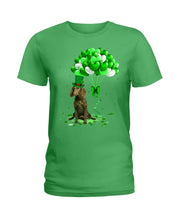 Load image into Gallery viewer, American Water Spaniel Patrick Balloons St. Patrick's Day Color Changing Mug Ladies Tee
