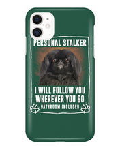 Load image into Gallery viewer, Black Pekingese Personal Stalker St. Patrick's Day Printed Mug Phone case
