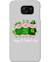 Load image into Gallery viewer, Pig Wear Plaid Shirt And Top Hat St Patrick's Day Gift Phone case
