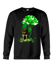 Load image into Gallery viewer, Black And Tan King Charles Spaniel St. Patrick's Day Color Changing Mug Sweatshirt
