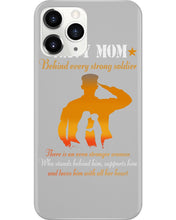 Load image into Gallery viewer, Son Gift For Navy Mom Behind Every Strong Soldier Phone case
