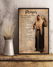 Load image into Gallery viewer, Prayer For When You Are Disappointed Gift Vertical Poster
