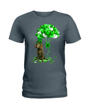Load image into Gallery viewer, American Water Spaniel Patrick Balloons St. Patrick's Day Color Changing Mug Ladies Tee
