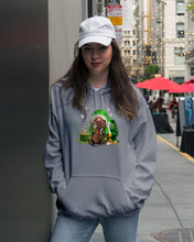 Load image into Gallery viewer, Gnome And Pitbull Coins And Pot Of Gold St Patrick's Day Gift Hoodie
