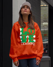 Load image into Gallery viewer, Teaching Love Clover St Patrick's Day Gift Sweatshirt
