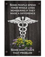 Load image into Gallery viewer, Nurse They Made A Difference Veteranary Symbol Meaningful Gift Vertical Poster
