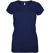 Load image into Gallery viewer, I Asked God To Make Me A Better Man  Gift For Wife Ladies V-Neck
