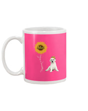 Load image into Gallery viewer, White Labrador Mimi Sunshine Dog Lovers St. Patrick's Day Printed Mug Mug

