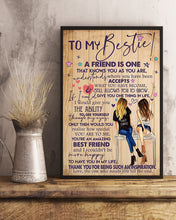 Load image into Gallery viewer, A Friend Is One Gift For Bestie Vertical Poster

