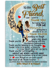 Load image into Gallery viewer, Girls To The Moon Thank You For Not Forgetting Gift For BFF Vertical Poster
