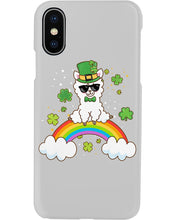 Load image into Gallery viewer, Llama Sitting On Rainbow Clovers St Patrick's Day Gift Phone case
