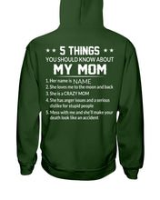 Load image into Gallery viewer, Five Things You Should Know About Mom Hoodie
