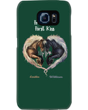 Load image into Gallery viewer, Horses From Our First Kiss Custom Name Gift For Girlfriend Phone case
