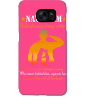 Load image into Gallery viewer, Son Gift For Navy Mom Behind Every Strong Soldier Phone case
