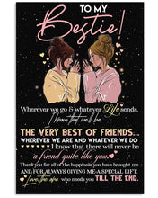 Load image into Gallery viewer, The Very Best Of Friends Gift For Bestie Vertical Poster
