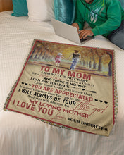 Load image into Gallery viewer, Autumn Forest Always Be Your Little Girl Daughter Gift For Mom Fleece Blanket
