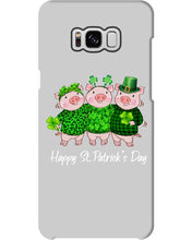 Load image into Gallery viewer, Pig Wear Plaid Shirt And Top Hat St Patrick's Day Gift Phone case
