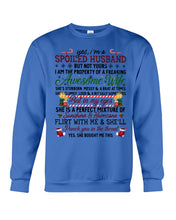 Load image into Gallery viewer, Perfect Gift For Husband Christmas Punch You In The Threat Sweatshirt
