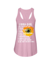 Load image into Gallery viewer, Birthday Gift For Libra Girl Will Bury You With A Smile Ladies Flowy Tank
