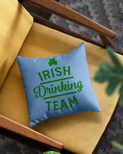 Load image into Gallery viewer, Irsih Drinking Team Green Shamrock St Patrick's Day Pillow Cover

