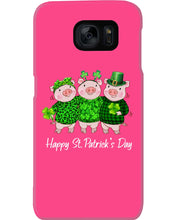Load image into Gallery viewer, Pig Wear Plaid Shirt And Top Hat St Patrick's Day Gift Phone case
