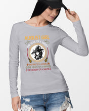 Load image into Gallery viewer, Birthday Gift For August Girl The Soul Of A Witch Unisex Long Sleeve
